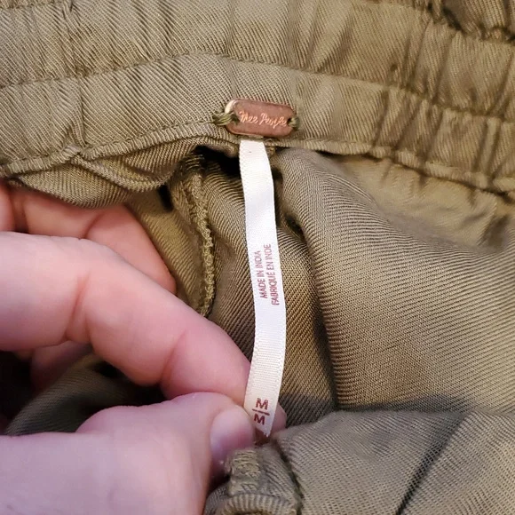 Free People Palash Cargo Pant In Green Size M - Picture 8 of 12